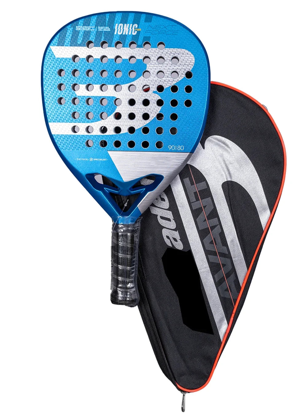 2023 Premium Padel Racket - Carbon Fiber Tennis Racquet with Hybrid Shape, EVA High Density Core, Perfect Balance of Power & Con