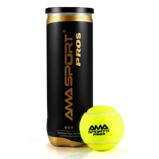 Padel Balls Pack of 3-Durable Tournament Grade Padel Balls - Optimal Bounce Padel Balls for Professional and Amateur Players