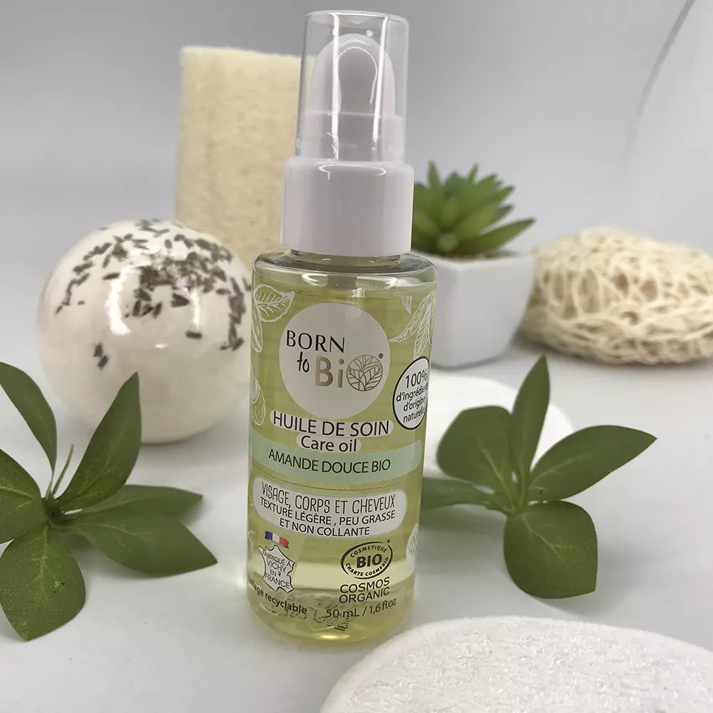 Huile de Soin Amande Douce - Certifiée Bio-1