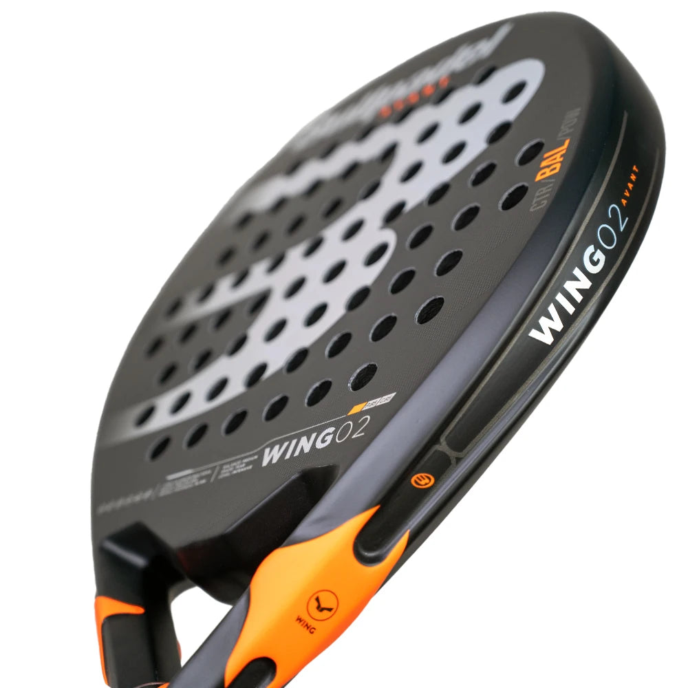 2023 Premium Padel Racket - Carbon Fiber Tennis Racquet with Hybrid Shape, EVA High Density Core, Perfect Balance of Power & Con