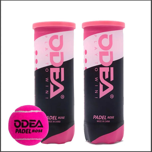 Padel Balls Pink,High Bounce Durable Training Tennis Balls,Vacuum Sealed for Competitive Matches